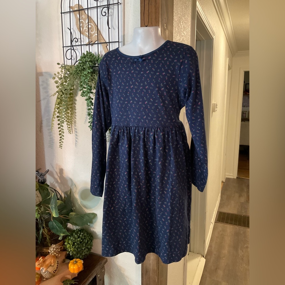 Girl Tribe Navy Floral Dress